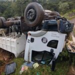 Tombamento de caminhão termina com morte na Serra catarinense