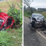 Homem morre e duas pessoas ficam gravemente feridas em colisão frontal na SC-410