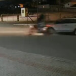 VÍDEO: câmera registra colisão entre moto e carro que fugiu do local do acidente em Brusque