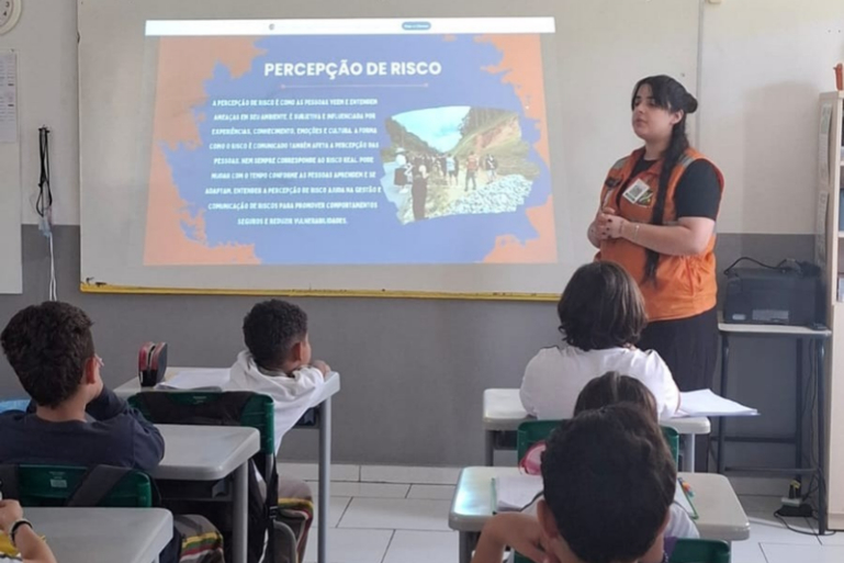 Crianças aprenderam sobre percepção de risco