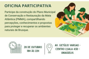 Brusque promove oficinas para construção do Plano Municipal da Mata Atlântica