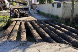 Ponte na Rua Pedro Hoerner recebe serviços de reforma em São Pedro