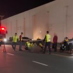Motociclistas ficam feridos após colisão na Rodovia Antônio Heil, em Brusque