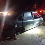Passageiro morre e dois motoristas ficam gravemente feridos em colisão frontal na SC-283