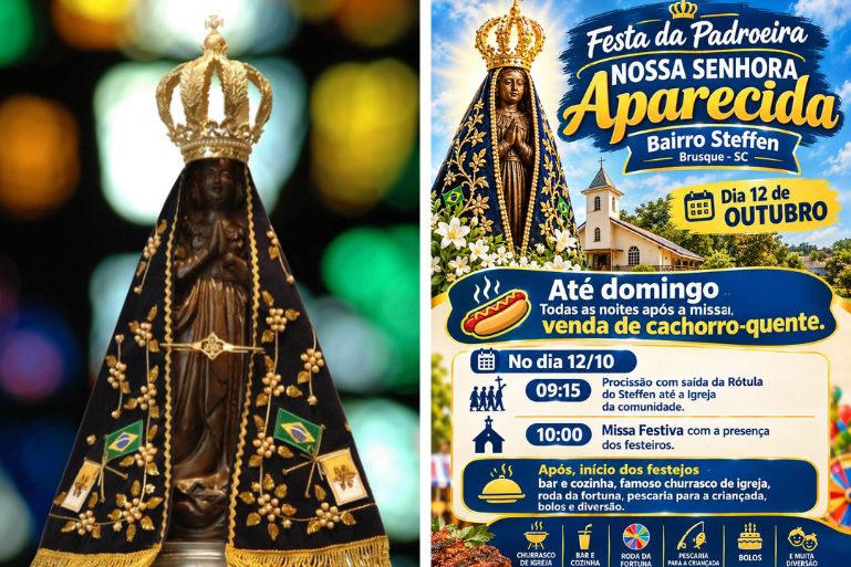 Festa da Padroeira movimenta o bairro Steffen em outubro